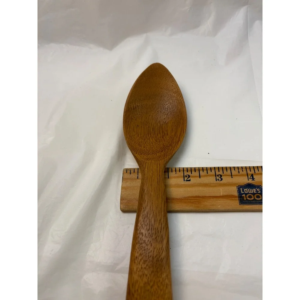 Vintage Rosas Philippine Handicrafts Monkey Pod Wood Serving Tray & Salad Server